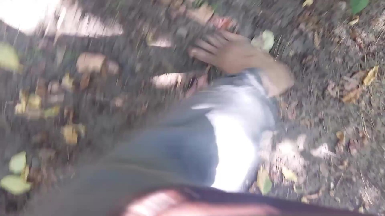 Chub Explores Lakeside Barefoot