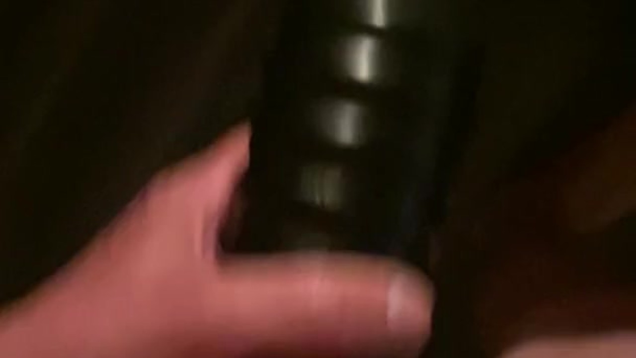 Guy Masturbates with Fleshlight