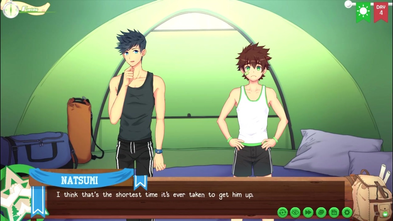Gay Camp Friends Share Intimate Moments
