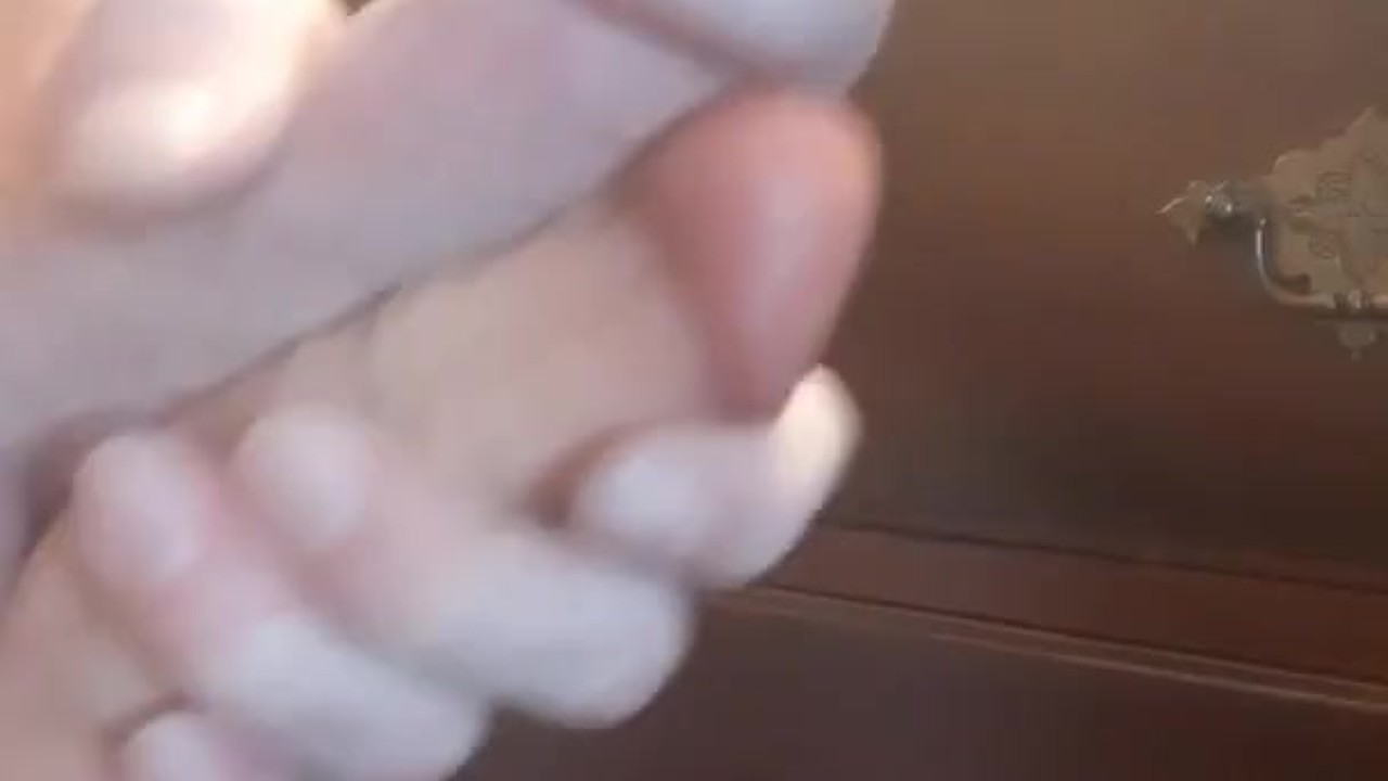 Two Guys Rub Dicks Together with Precum Action
