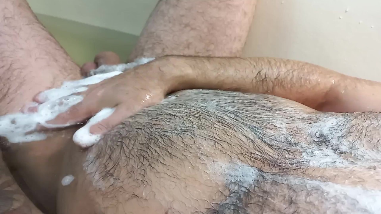 Hairy Bear's Belly Button Tease
