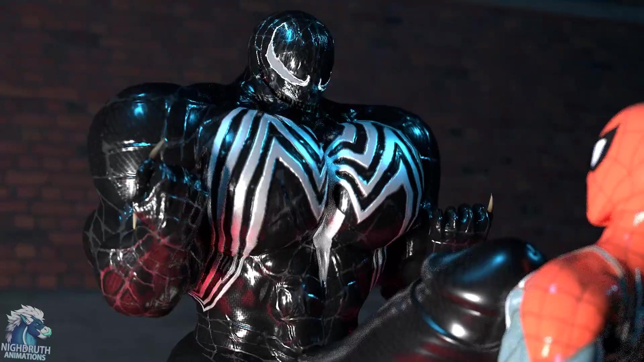 Muscular Venom Shows Off Growth in Animation Loop