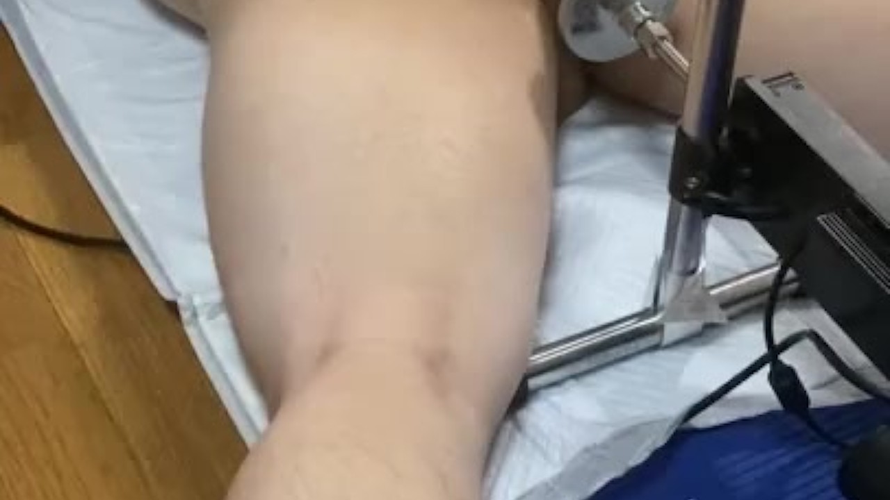 Chubby Guy Uses Ribbed Butt Plug for Intense Orgasm