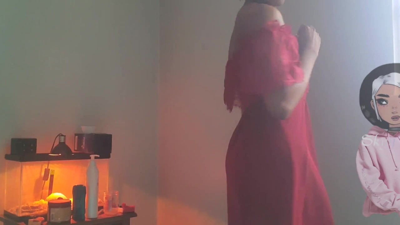Curly Haired Guy Masturbates in Red Outfit