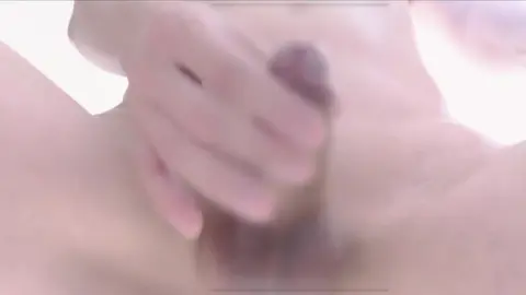 Japanese Twink Jerks Off, Cums in Mouth