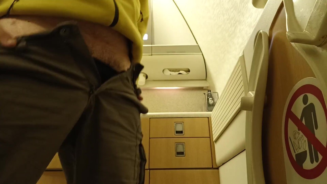 Gay Man Urinates in Airplane Toilet