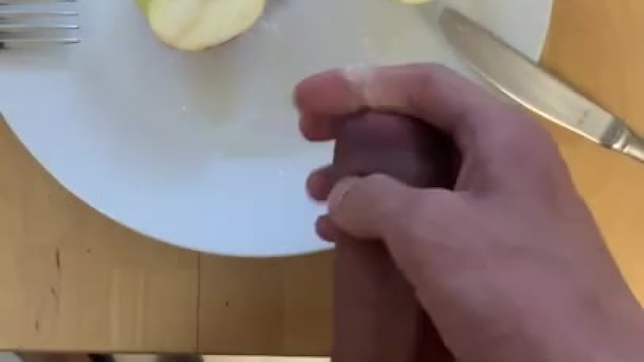 Asian Twink Eats Cum for Breakfast