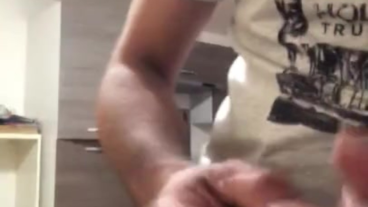 Gay Guy Wanks and Eats Cum in French Style