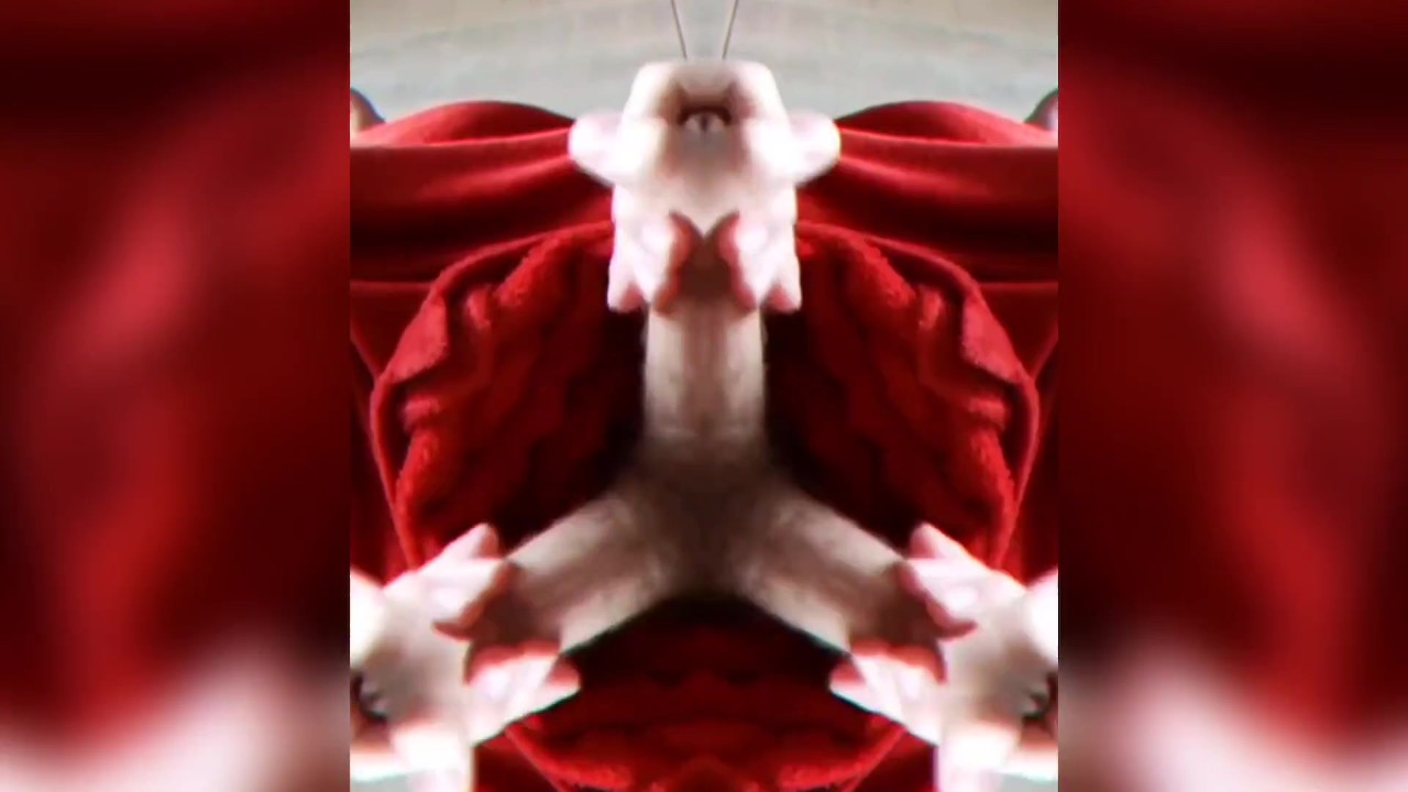 Uncut Dick Masturbated in Psychedelic Scene