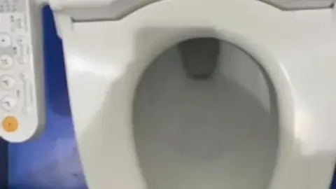 Guy Masturbates in School Toilet