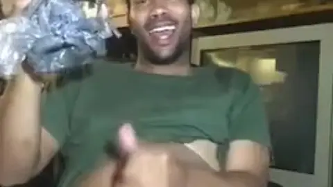 Guy Masturbates with Pringles Can