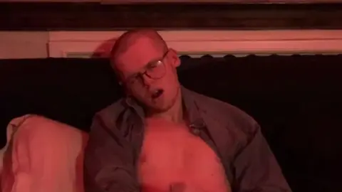 College Twink Jerks Off to Intense Orgasm