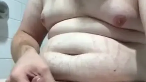 Hairy Bear Masturbates to Quick Orgasm