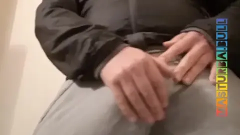 Daddy Masturbates with Huge Bulge
