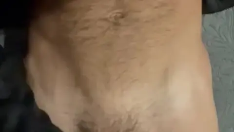Hairy Guy Jerks Off His Thick Cock