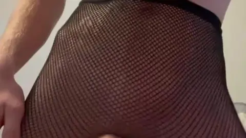 Fishnet Clad Bottom Gets Fucked by Thick Dick