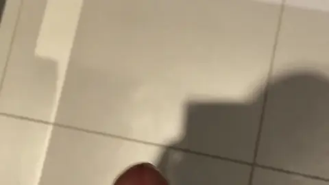 Guy Jerks Off in Public Bathroom