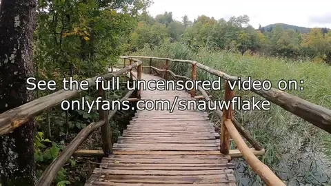 Bareback Lakeside Sex with Outdoor Fuck