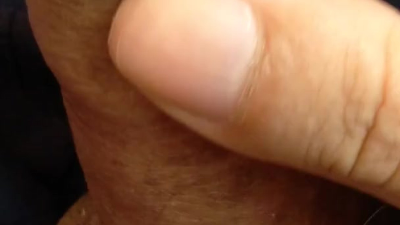 Guy Shows Off Cumming Cock