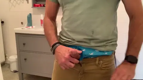 Solo Guy Strokes to Intense Orgasm with Lube
