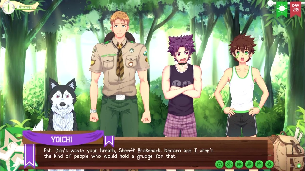 Gay Camp Buddies Engage in Hardcore Action