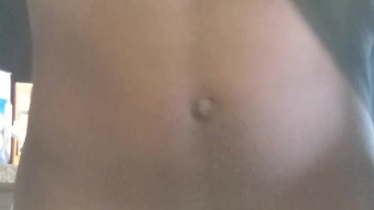 Guy Cums on Kitchen Floor