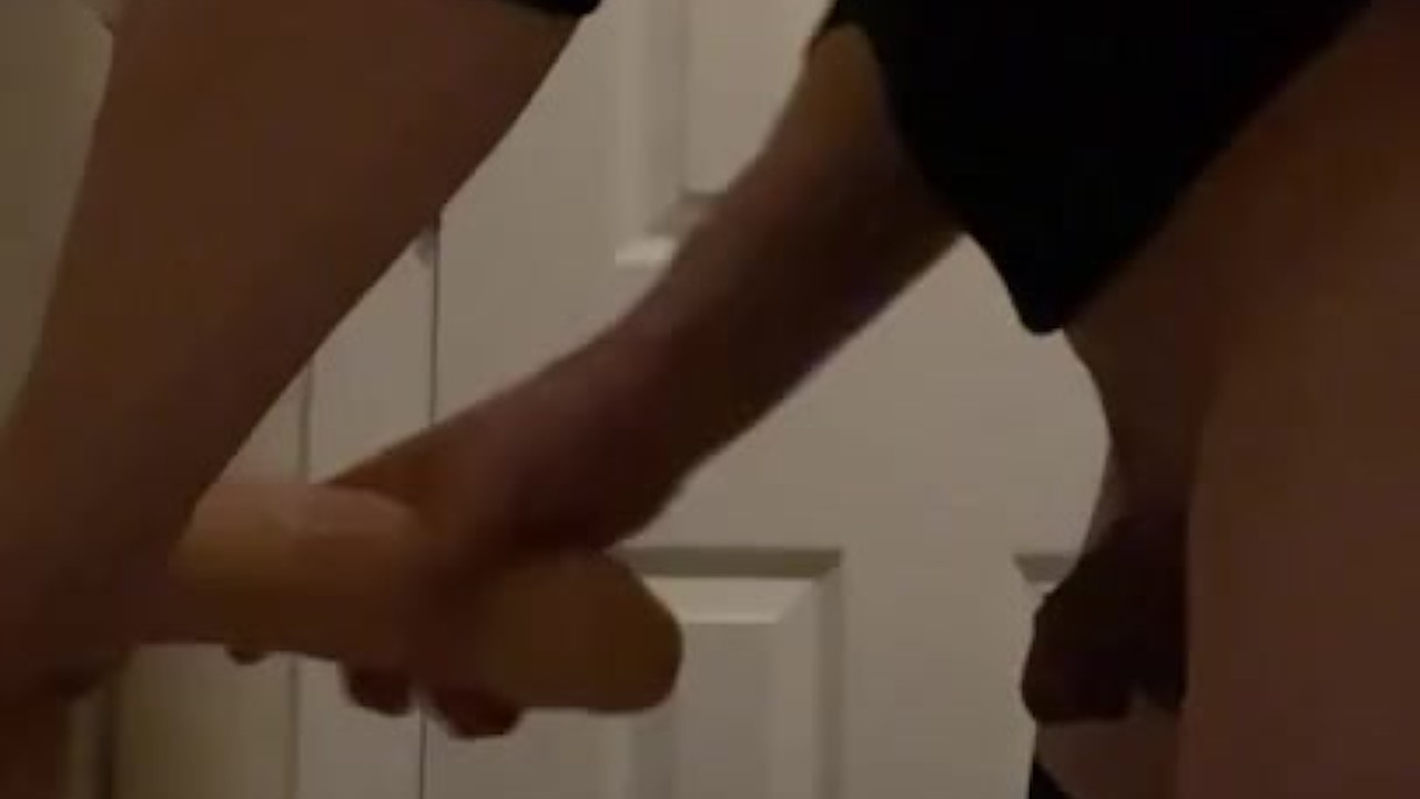 Twink Rides Dildo and Fists Himself Hardcore