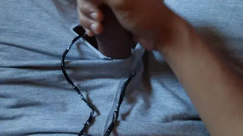 Solo Guy Masturbates to Climax