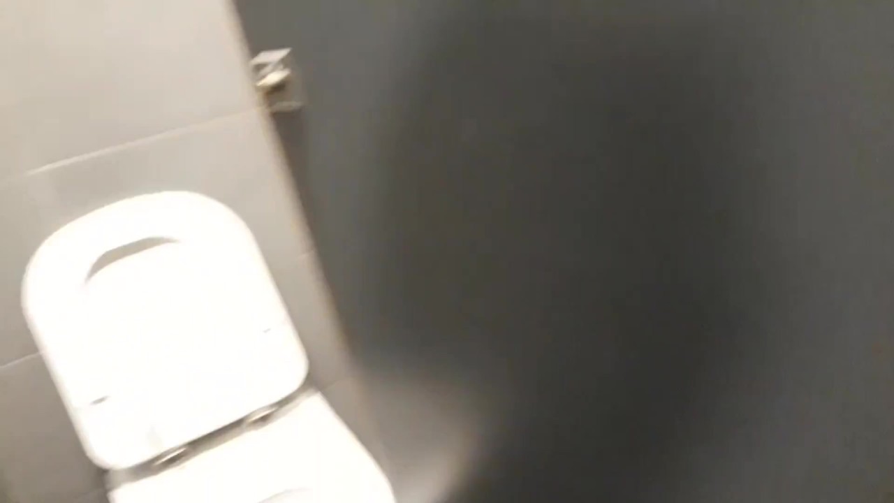 Young Employee Jerks Off in Bathroom
