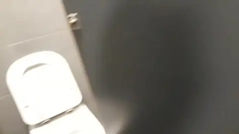Young Employee Jerks Off in Bathroom