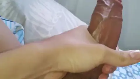 Latin Guy Jerks Off on Rainy Day