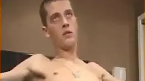 Soldier Takes Intense Orgasm with Eyes Rolled Back