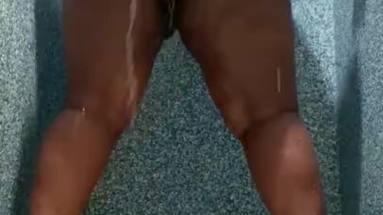 Chub Masturbates in Shower