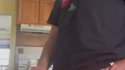Solo Guy Jerks Off in Kitchen