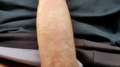 Public Cumshot Closeup in Car