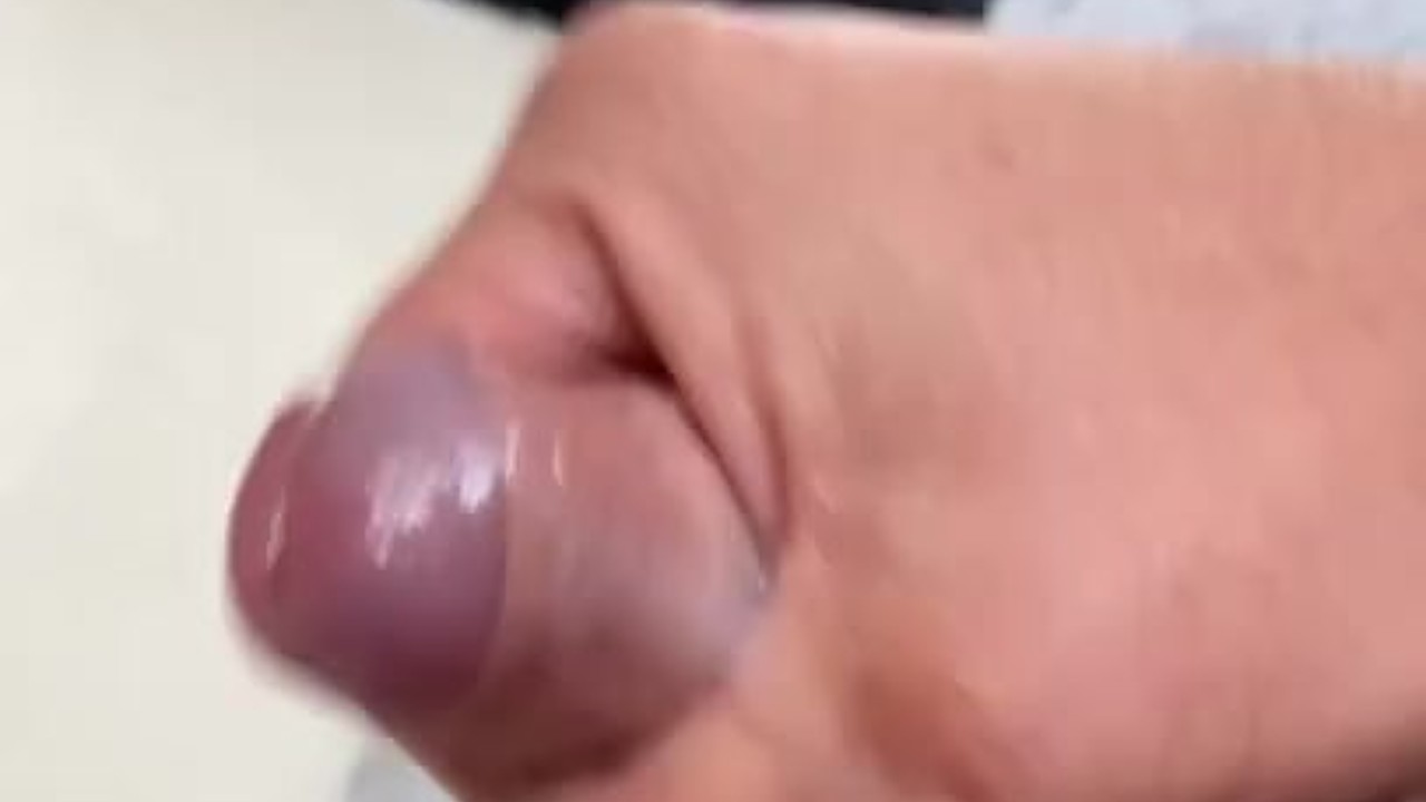 Solo Guy Jerks Off with Cum Shot
