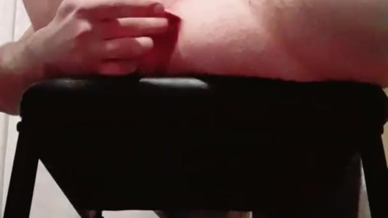 Guy Fingers His Ass While Jerking Off