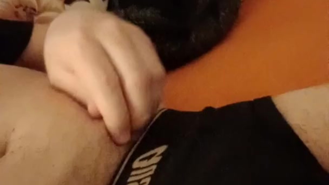 Sneaky Boyfriend Gives Handjob While Partner Away