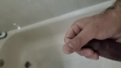 Guy Cums in Shower, Releases Huge Load