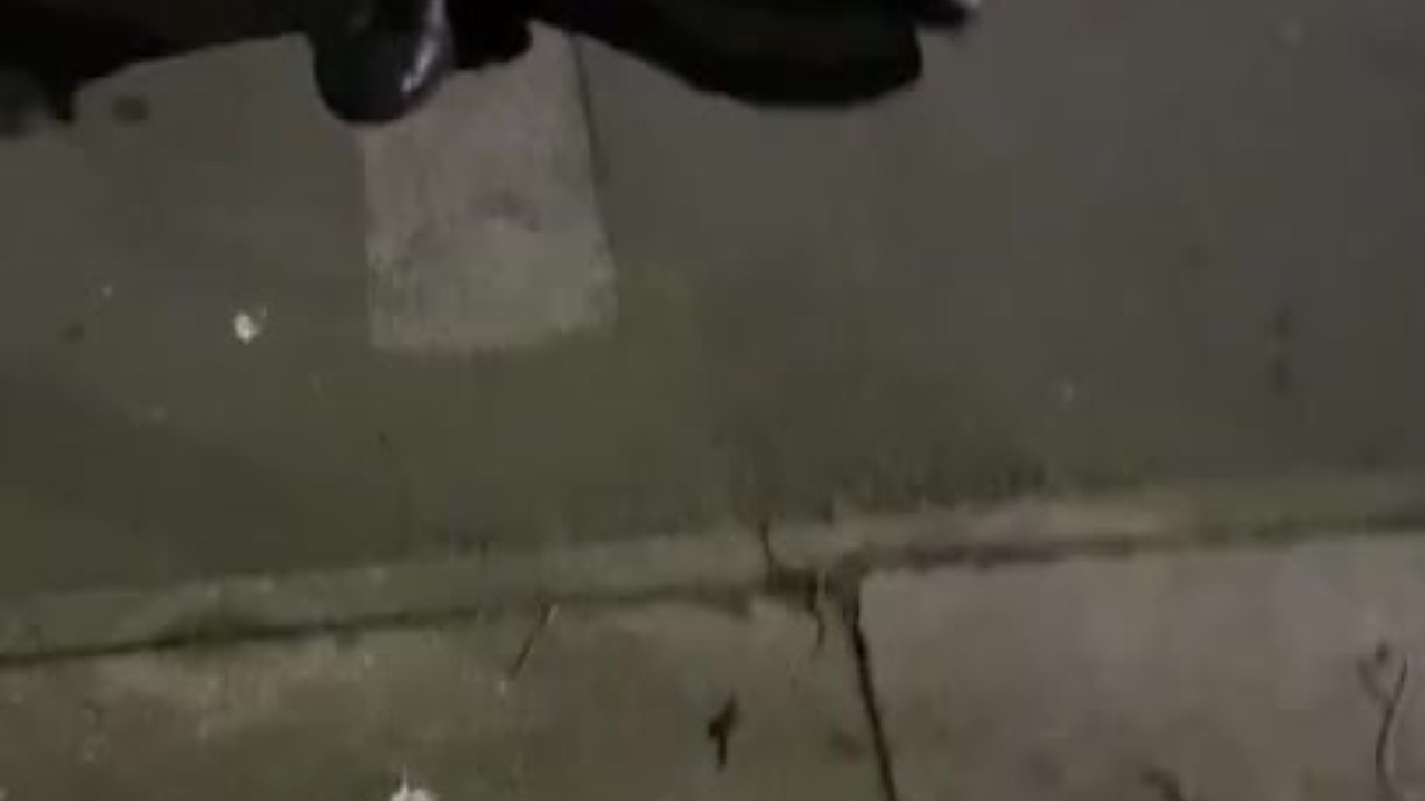 Guy Strips and Fucks Himself with Dildo at Bus Stop