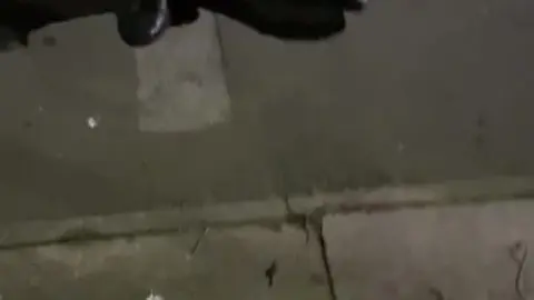 Guy Strips and Fucks Himself with Dildo at Bus Stop