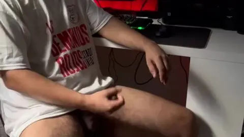 Latino Guy Masturbates with Intensity