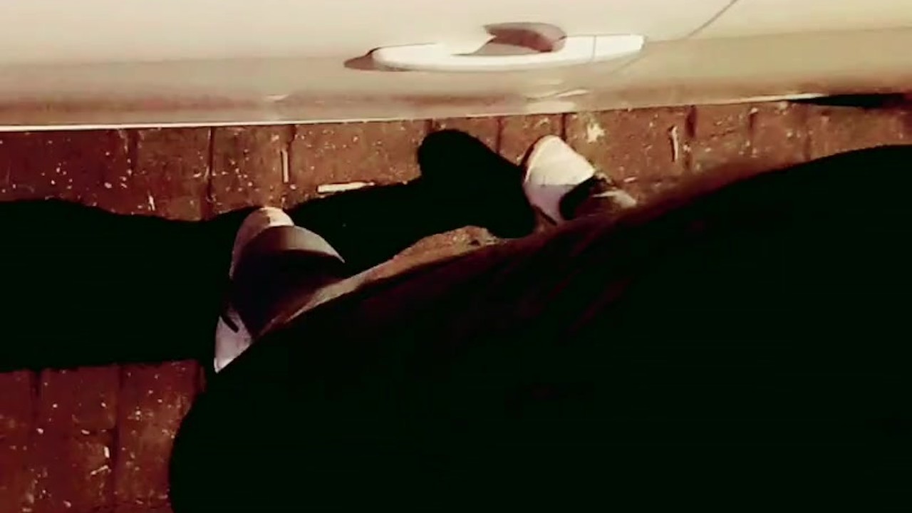 Public Highway Slut Gets Cumshot