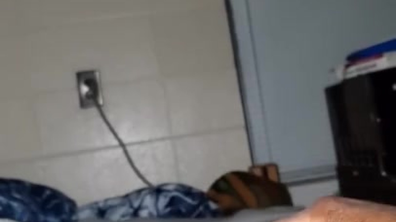 Guy Cums in Dorm Room with Massive Load