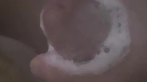 Guy Cums in Shower Solo