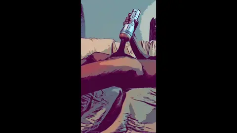 Guy Fucks Fleshlight and Gets Bred