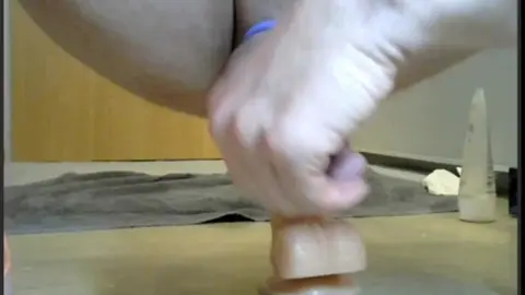 Guy Cums Fast in Stockings Fetish Scene