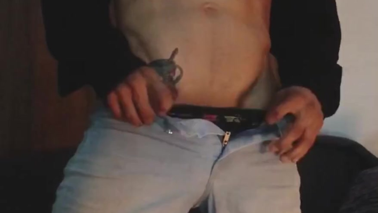 Muscular Man Shows Off His Body