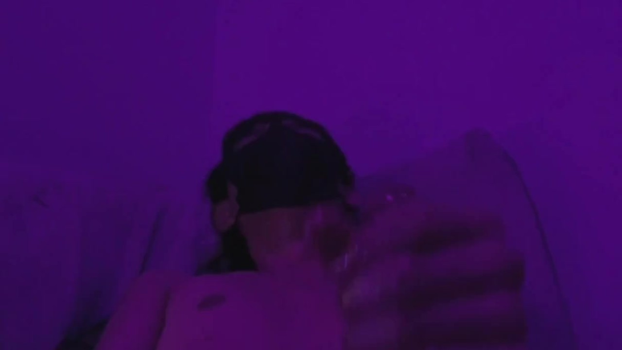 Twink in Mask Jerks Off Oily Dick
