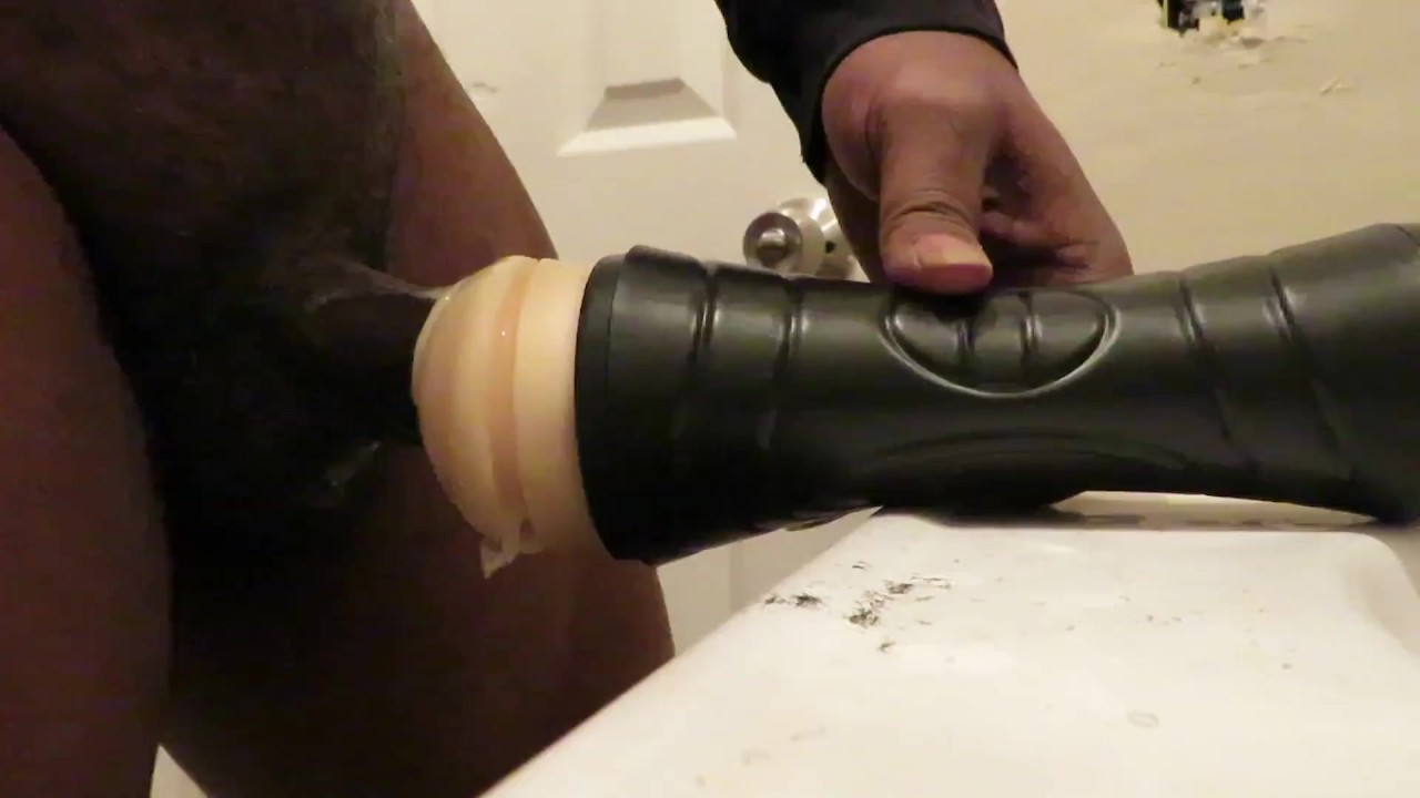 Guy Masturbates with Fleshlight